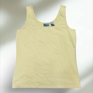 Chico's Sunshine, Sunflower Yellow Tank Top XS Chico's Sz 0